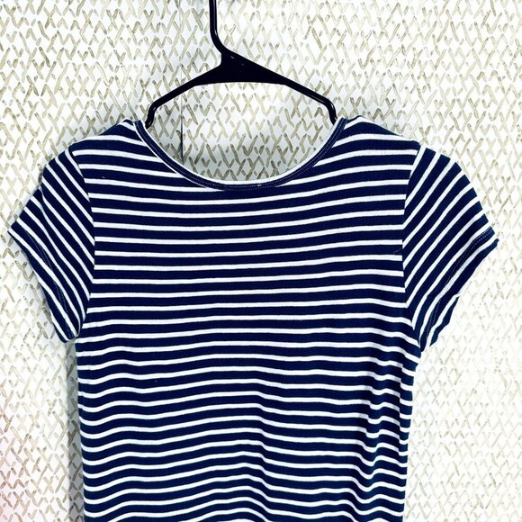 Joie Women Dress XXS Extra Extra Small Short Sleeve Striped Lightweight Blue - Picture 5 of 7